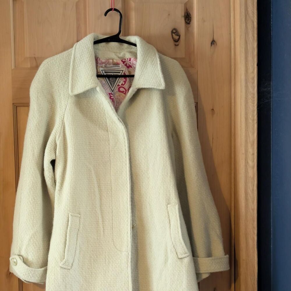 Marvin-richards Women's Cream and Yellow Coat